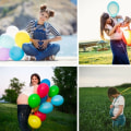 Poses románticas para fotografía de maternidad