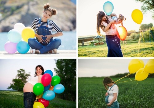 Poses románticas para fotografía de maternidad